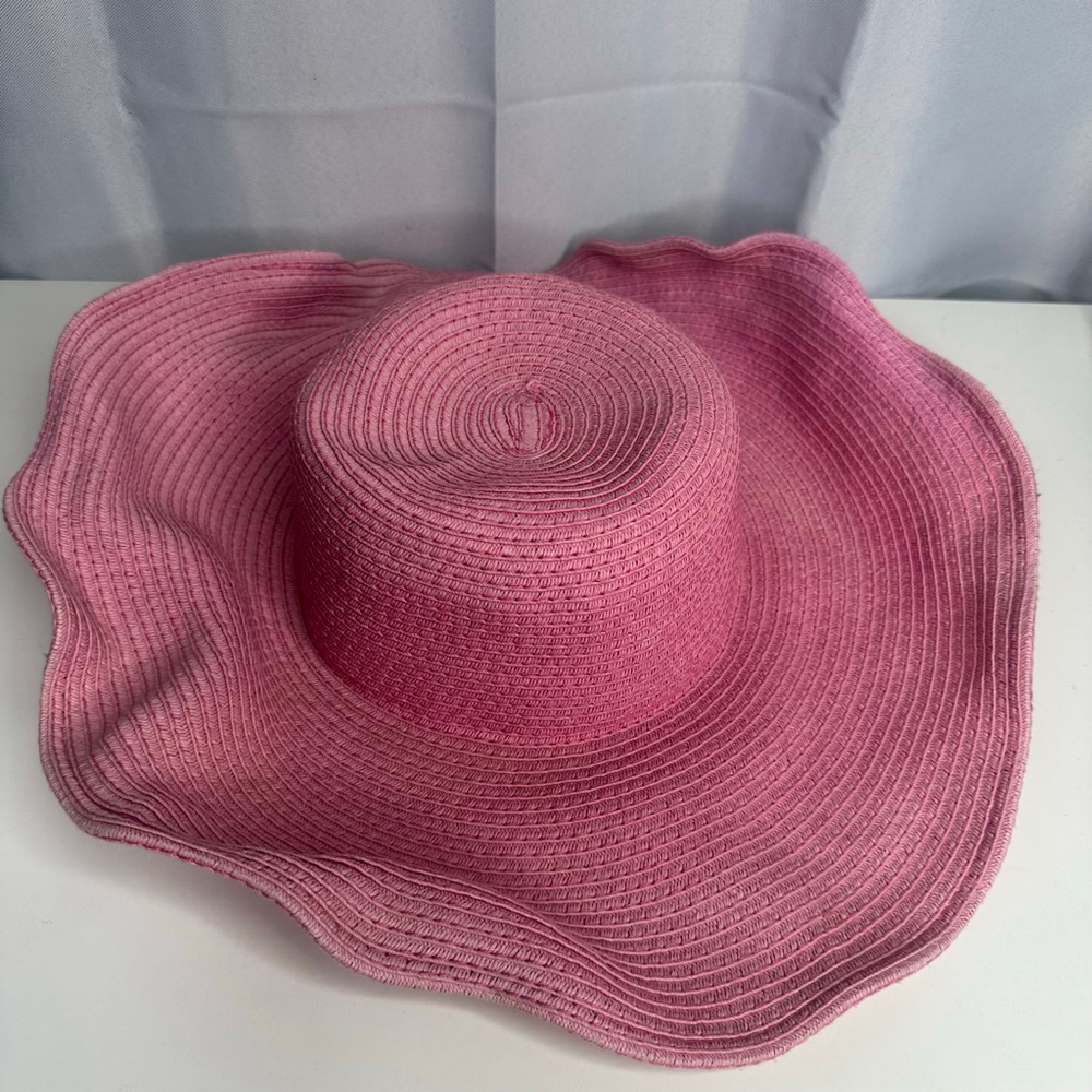 Pink Ole America Wide Brim Sun Hat
